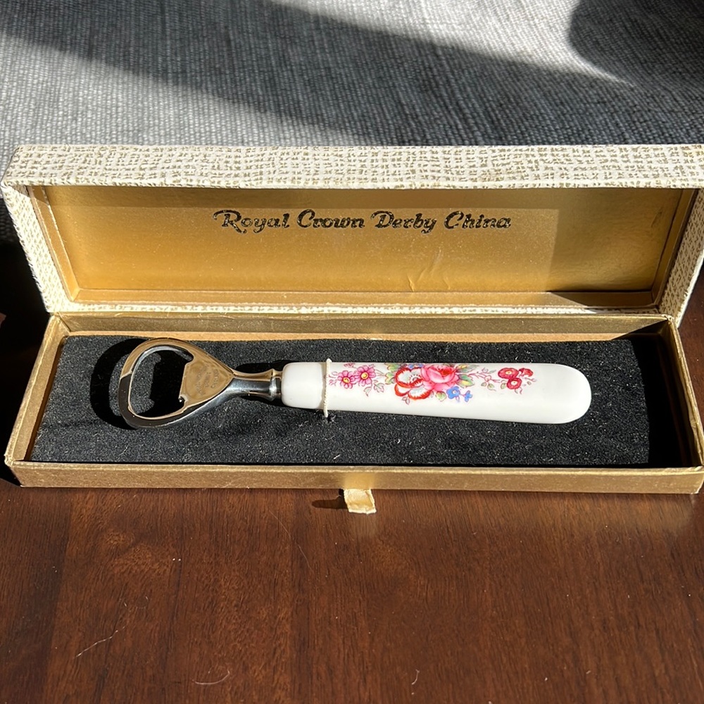 Vintage bottle opener by Royal Crown Derby